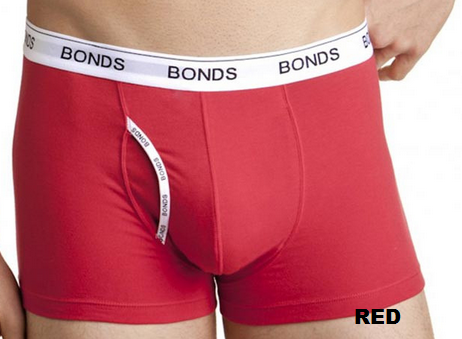 Bonds red mens guyfront trunks briefs boxer shorts comfy undies underwear  mzvj red red